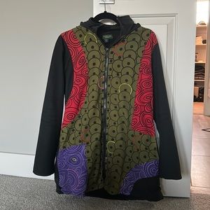 Lightweight lined winter coat